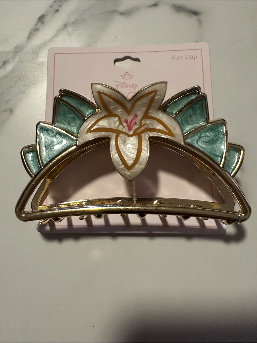 Disney Princess Mulan Magnolia Flower Claw Hair Clip Pearlescent Shine